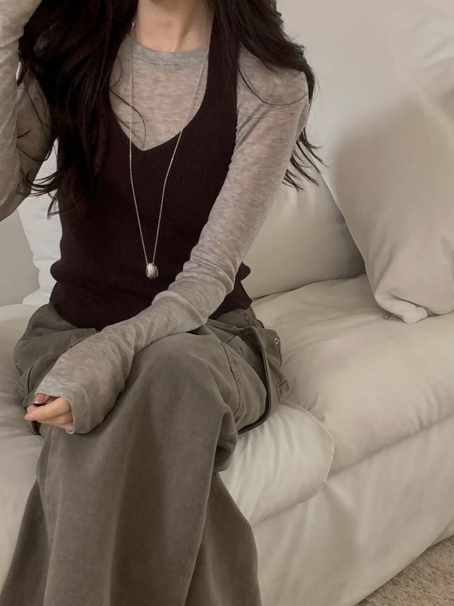 (予約) miel / 118 Cargo dyeing pants 1color