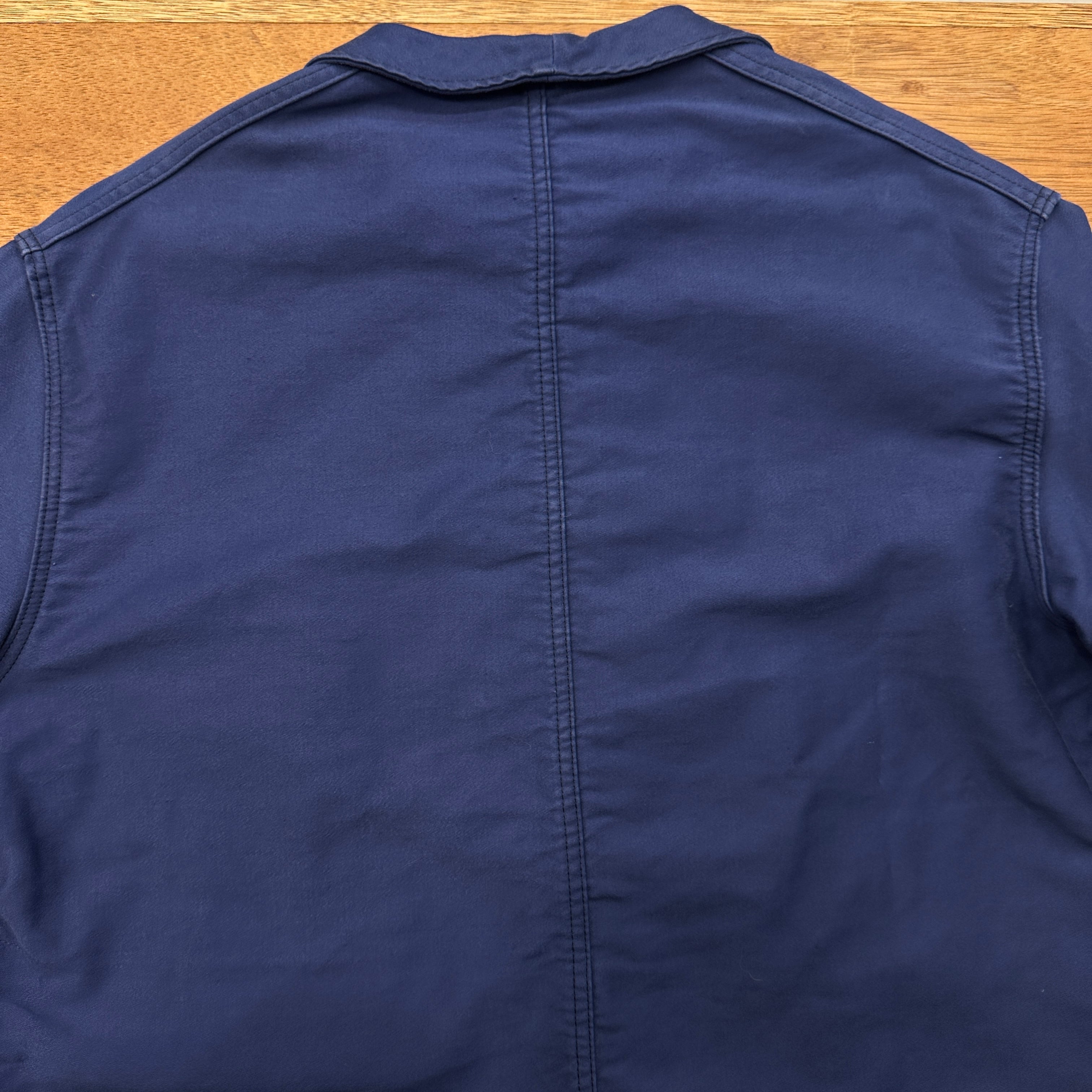 60S ADOLPHE LAFONT BLUE MOLESKIN WORK JACKET 60 ⑧ | safarionline