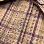 FILSON フィルソン 両胸ポケット チェック柄 長袖シャツ サイズ M /アウトドア/C. C. FILSON