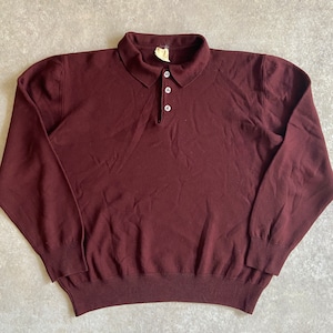 Italy Merinos Wool Knit Sweater M