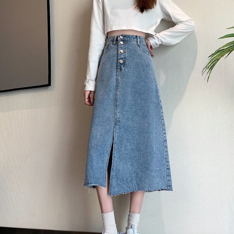 サマーハイウェストウェストスカート ロング 夏物 YY-ファッション73719852360