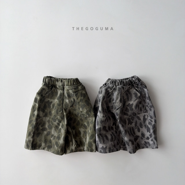 【取寄】the goguma|leo camo bermuda pants|レオ迷彩バミューダパンツ|XS-JL|kids&jr|26 autumn