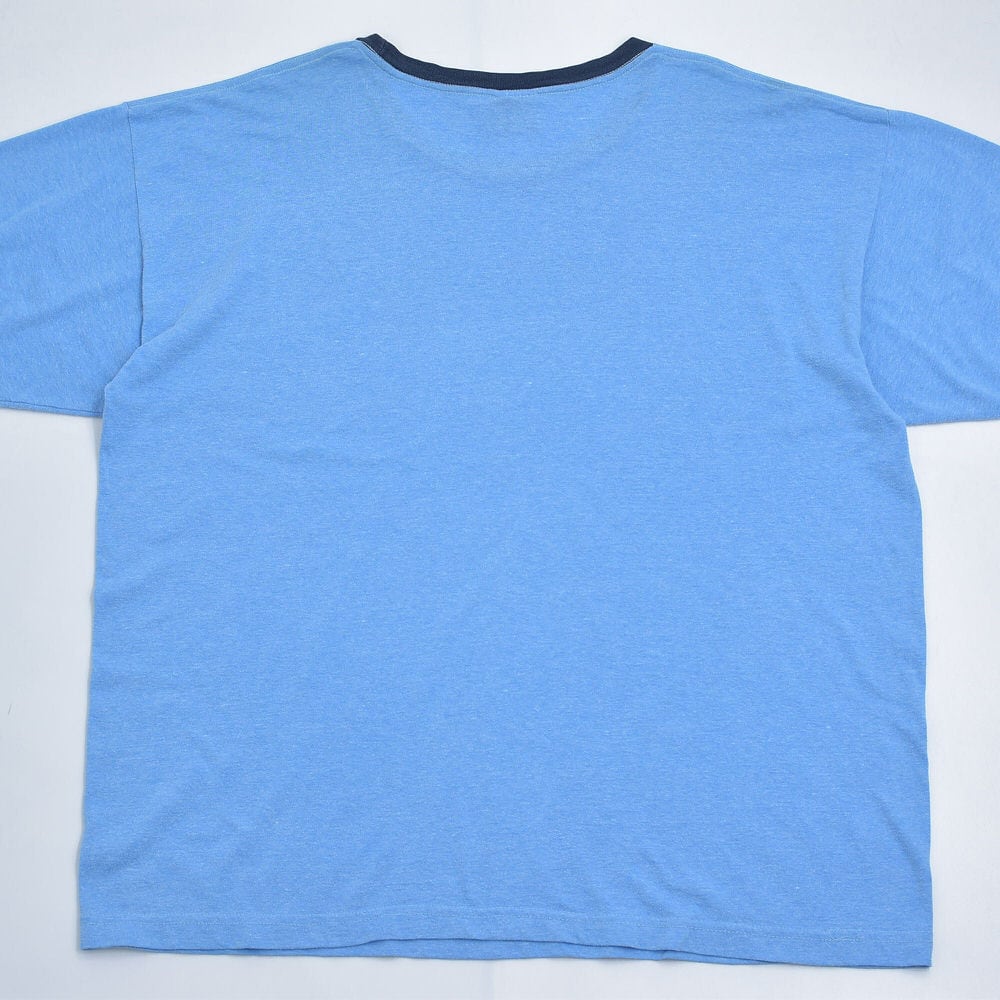 00s SUPERMAN スーパーマン ロゴ プリント リンガーTシャツ DC 00s SUPERMAN スーパーマン ロゴ プリント リンガーTシャツ DC