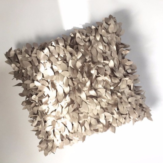 リーフクッションカバー45×45cm＊2カラー