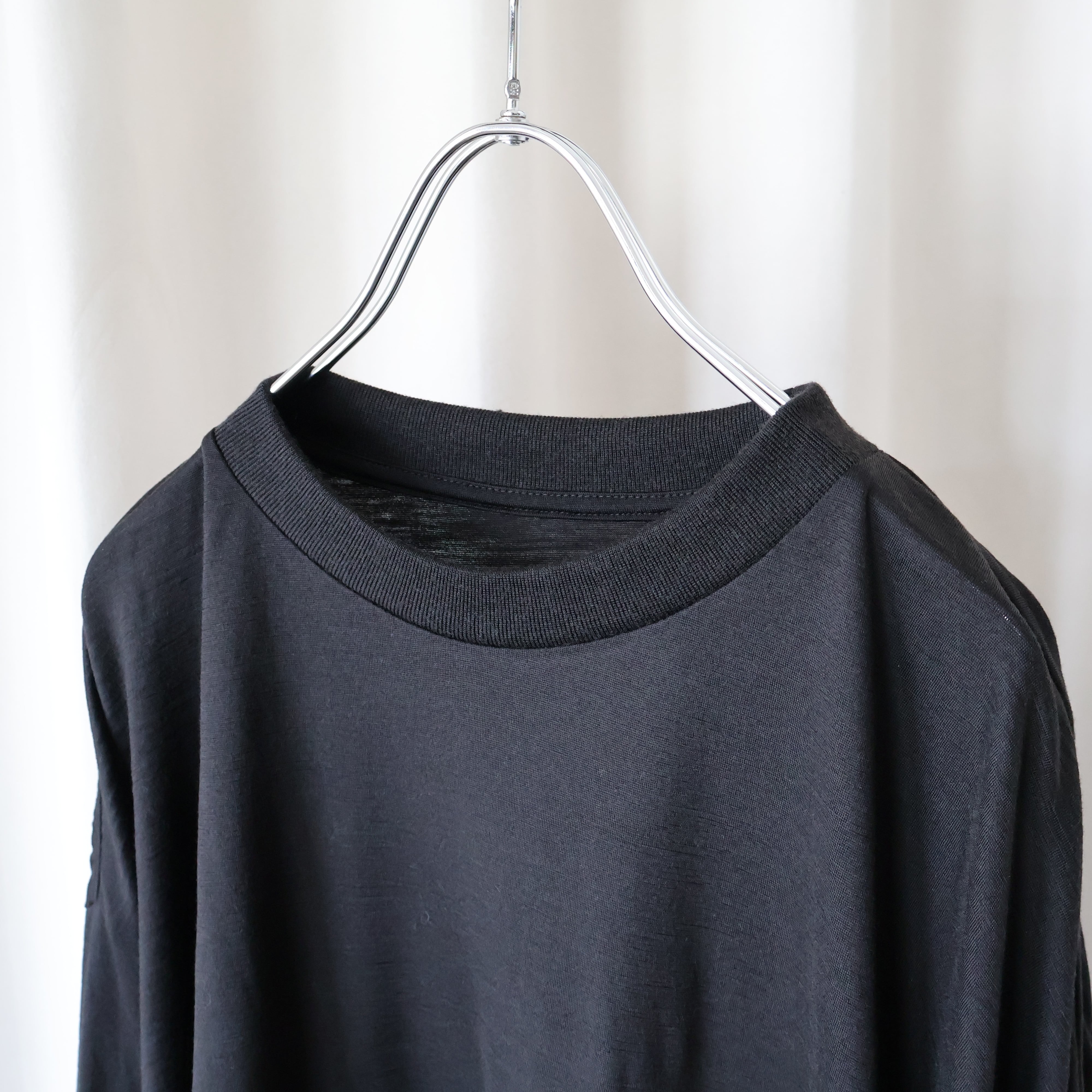 nonnotte “ C/N Oversized Tapered Long Sleeve ( Meteorite )” | H