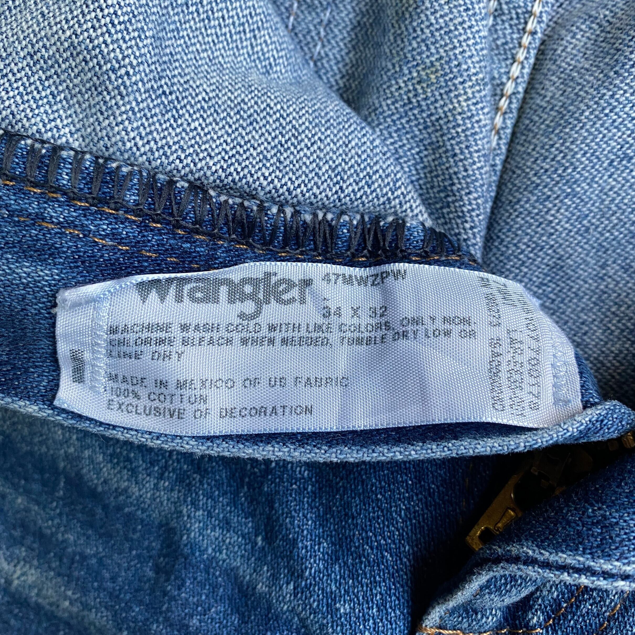 US製　wrangler　デニムパンツ　47MWZPW　90s