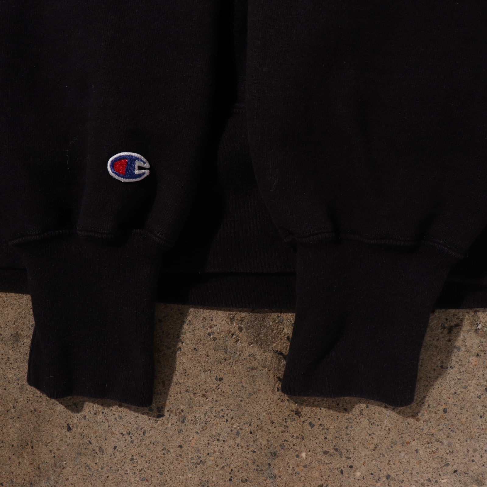 極美品 90s XL 黒 目あり リバースウィーブ ブラック 無地 スウェット 