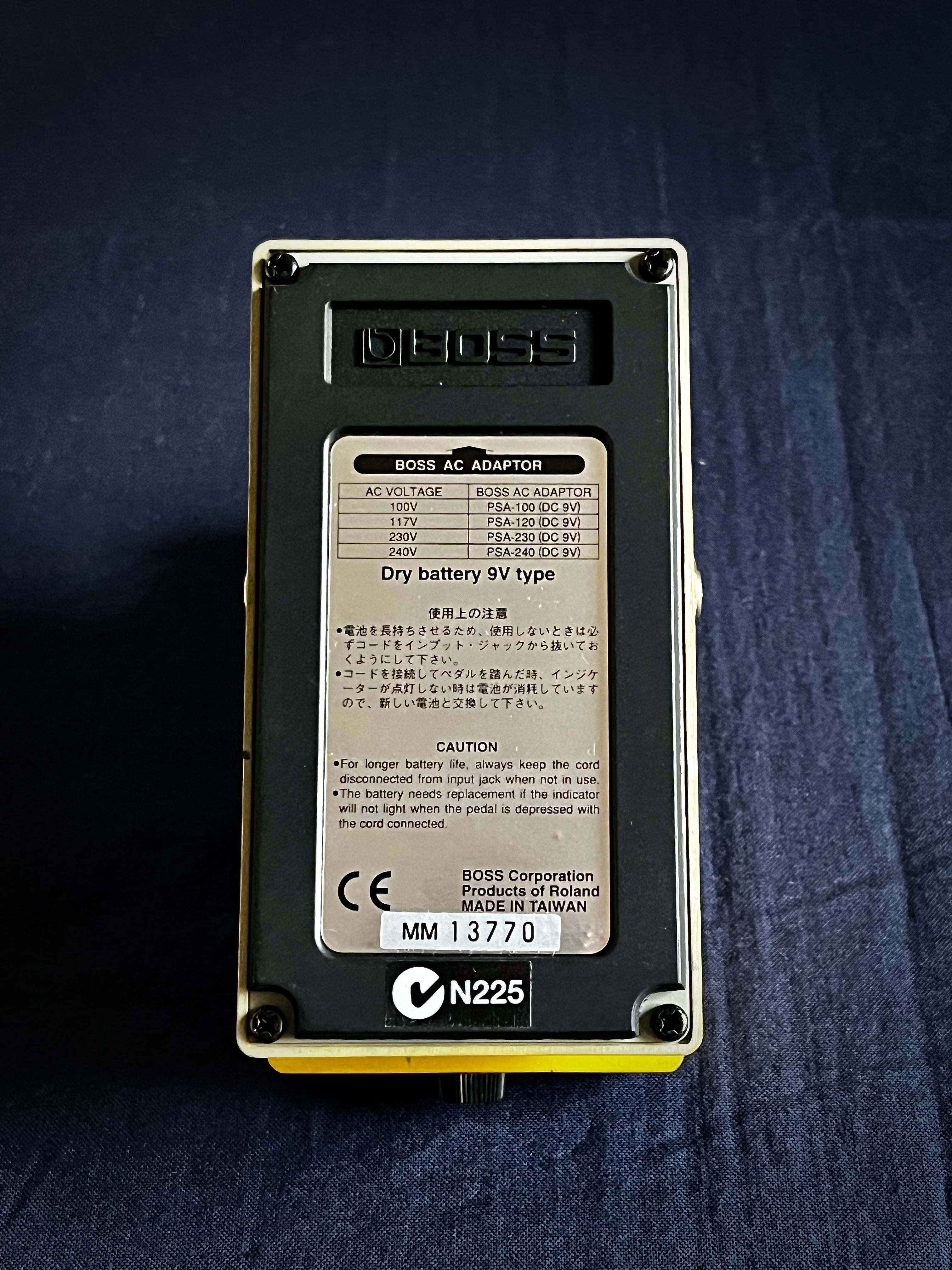 Boss OS-2 OverDrive / Distortion 1999年製 シルバーラベル