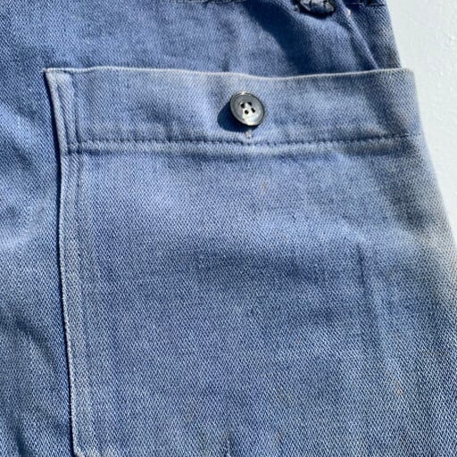 60's 70's UNKNOWN ユーロワークパンツ インクブルー インディゴ