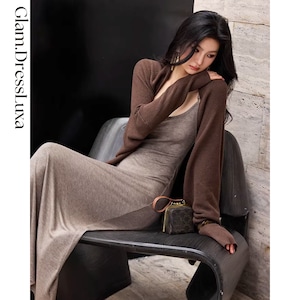 Soft Rib Knit カーディガン_T1656