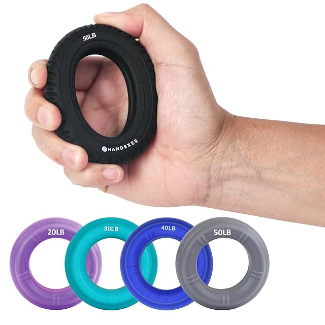 RB　ローリングハンドル　握力強化 Rolin Roly 筋力トレーニング グリップ強化器具 2セット（ブラック＋