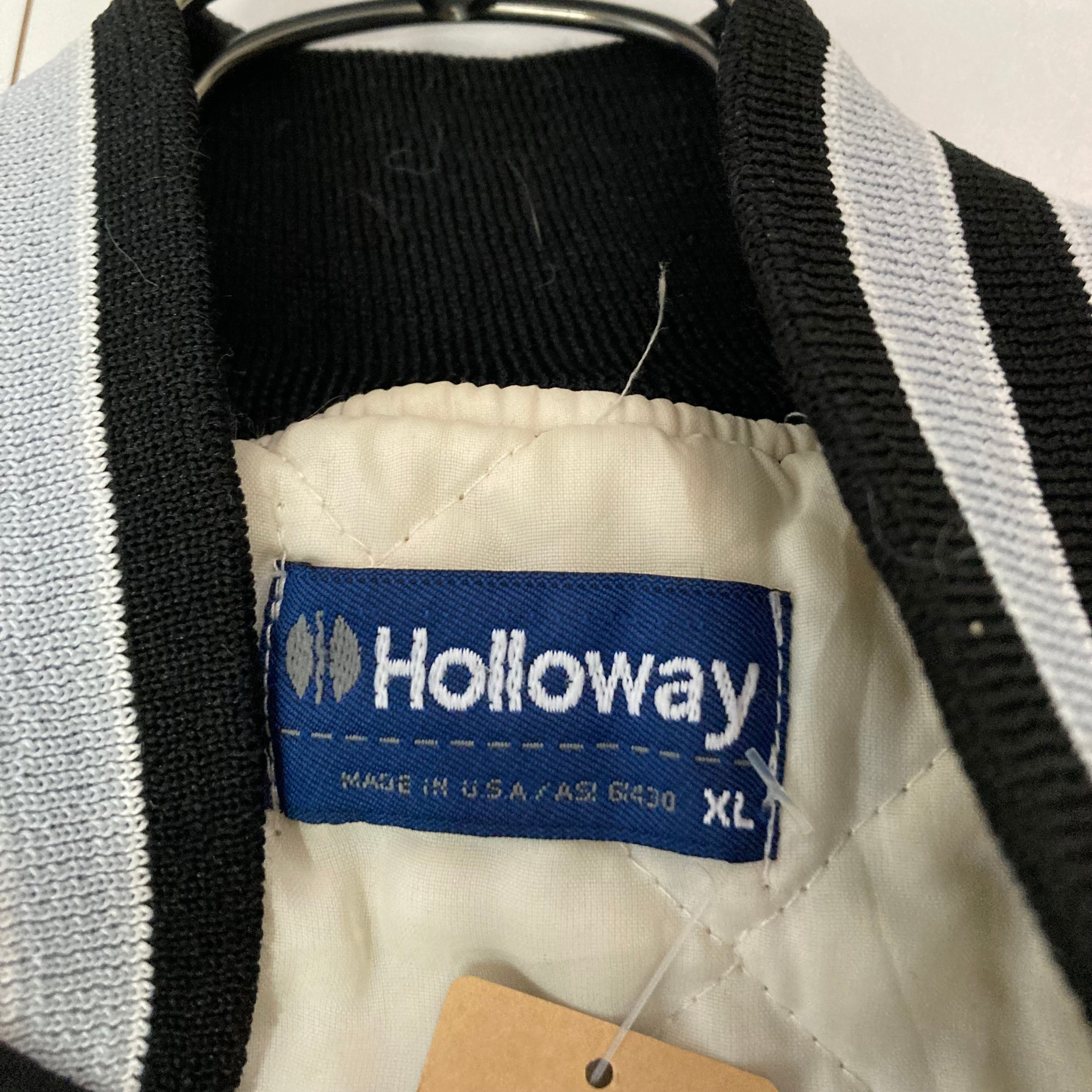 80s】Holloway ナイロンスタジャン XL 刺繍 vintage | 古着屋OLDGREEN