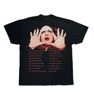 13196 マリリン・マンソン Tシャツ ロックTシャツ 両面プリント L
