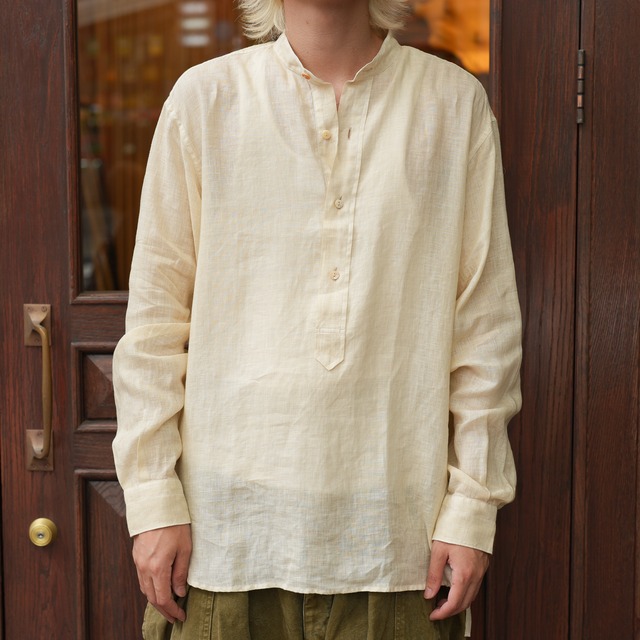 MAATEE&SONS for khaki "ドS LINEN PULLOVER SHIRT"