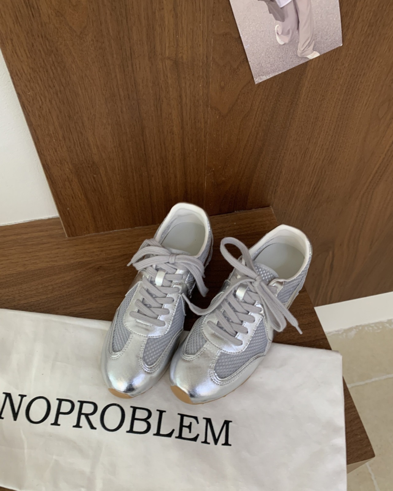 カラーブロックメッシュスニーカー A0419 - 10