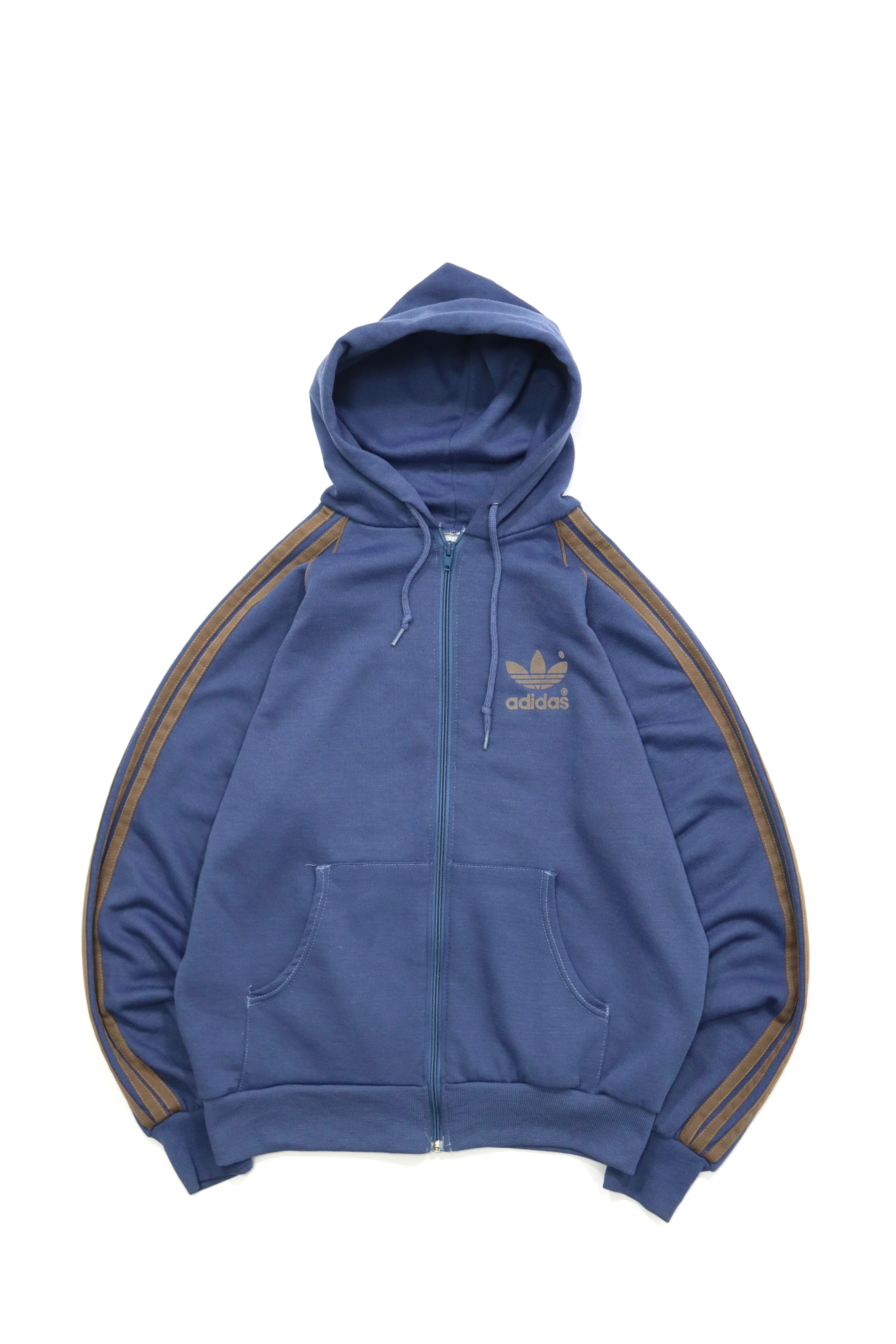 USED 80s adidas zipup hoodie