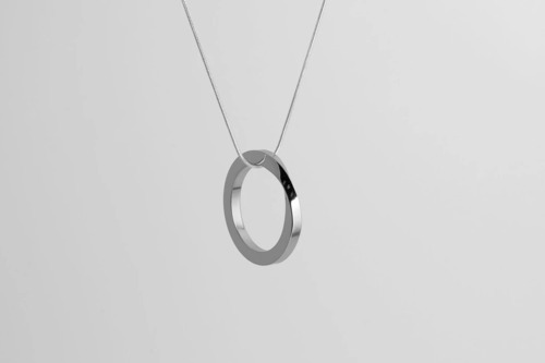 OROBORUS necklace (satin silver)
