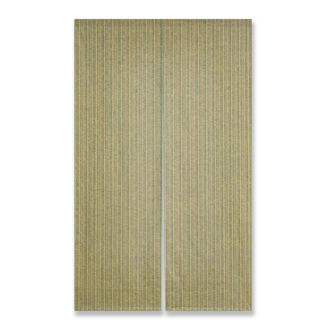 唐桟縞-とうざんじま-　のれん　GR（グリーン）90㎝×150㎝