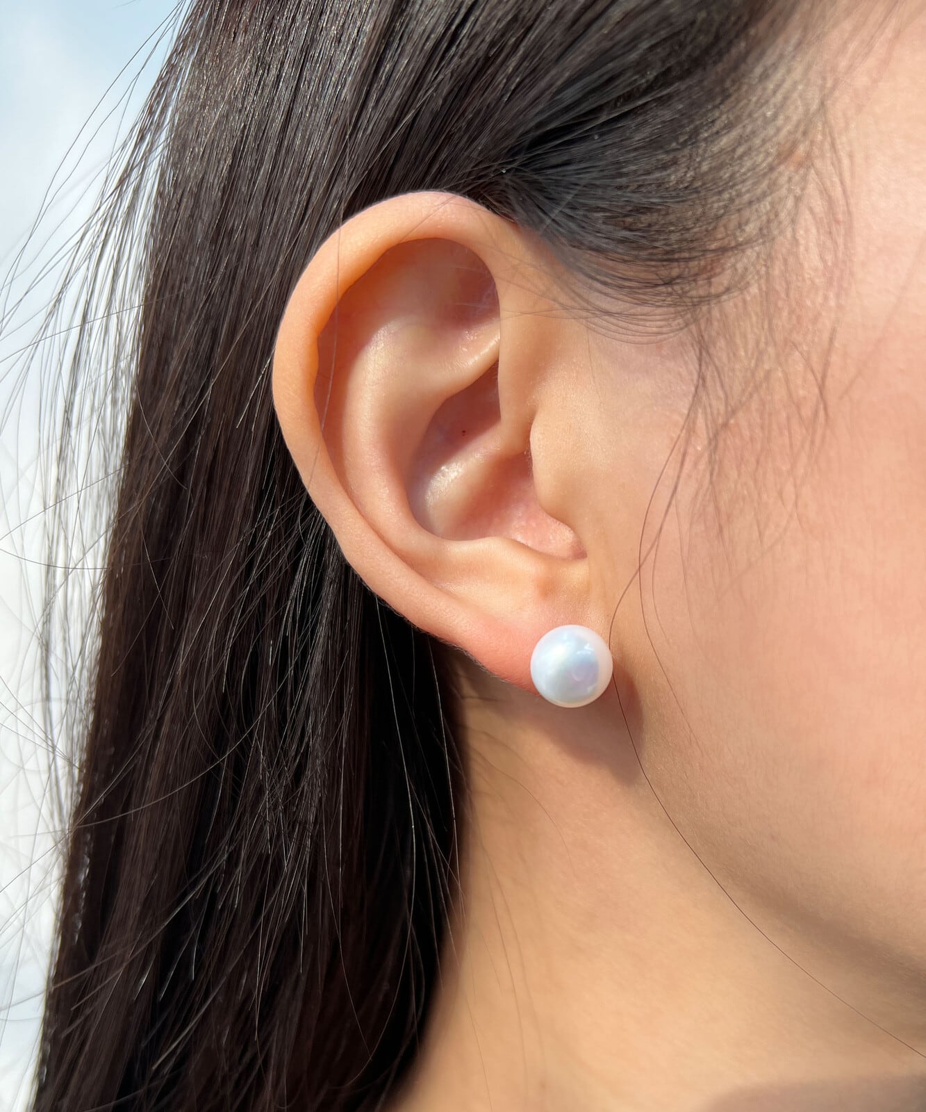 【シルバー925】ウォーターパール ピアス / silver925ポスト 韓国製