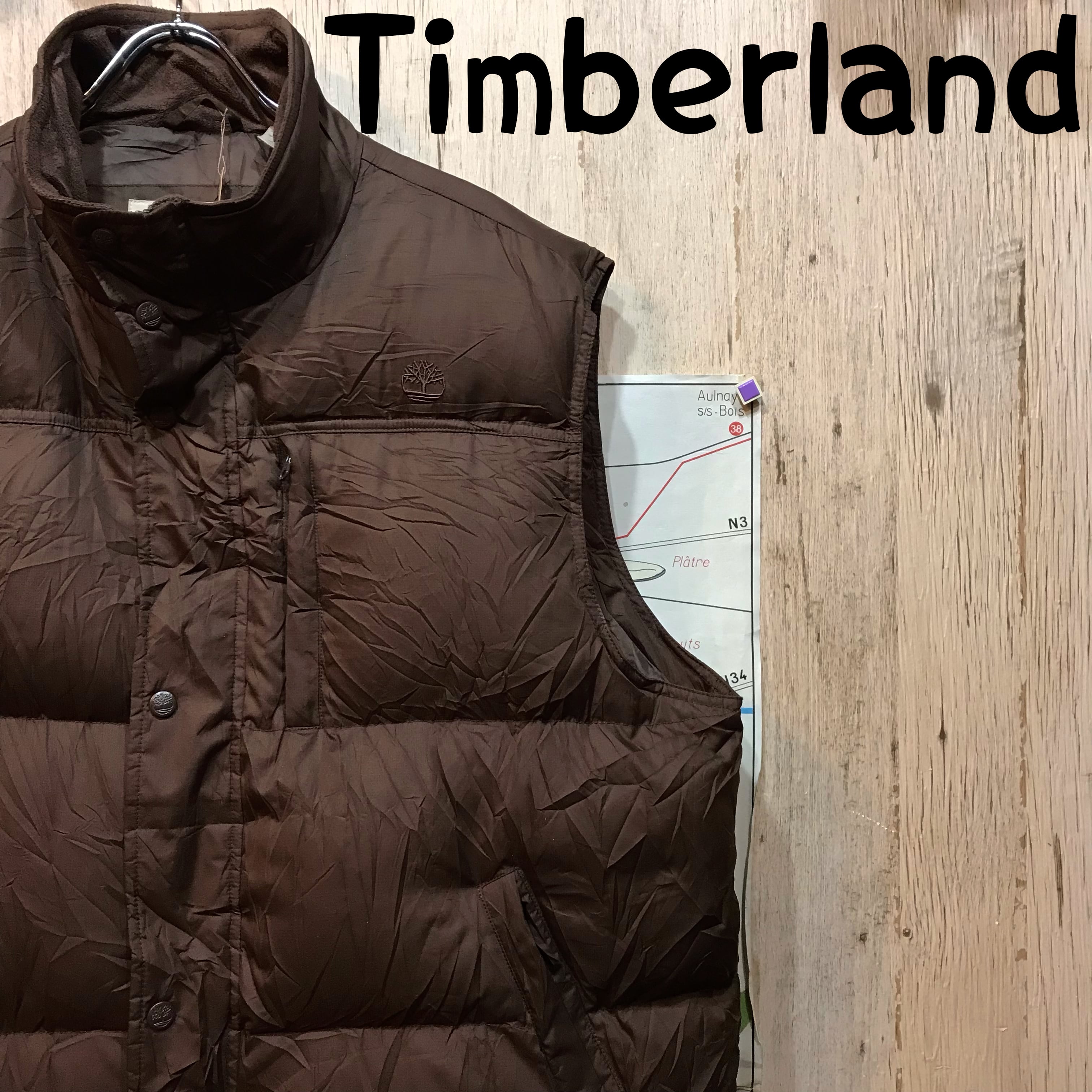 Timberland ティンバーランド ダウンベスト XL 古着 (878) | 温古着新