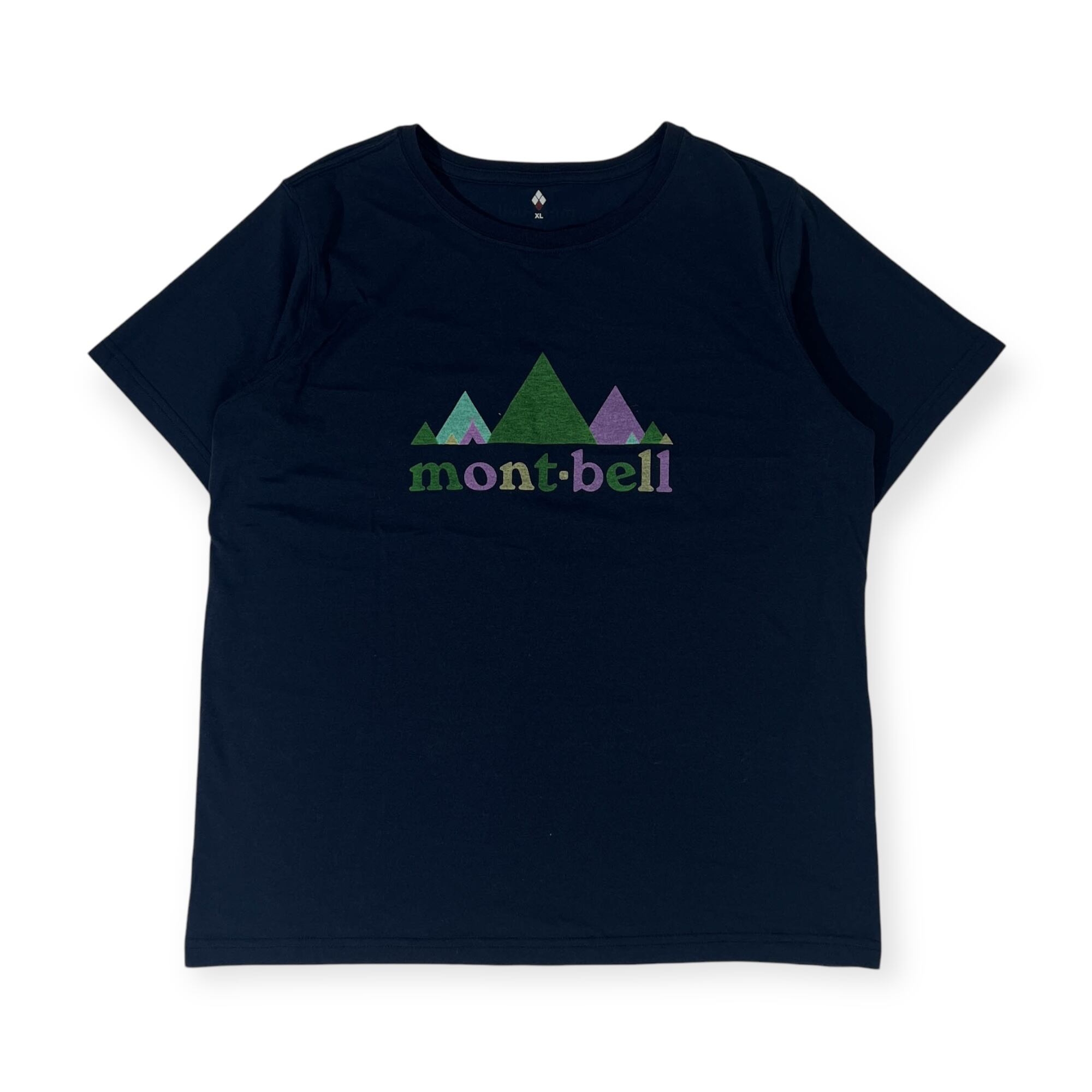 mont-bell モンベル デザイン 半袖 Tシャツ カットソー XL/ネイビー