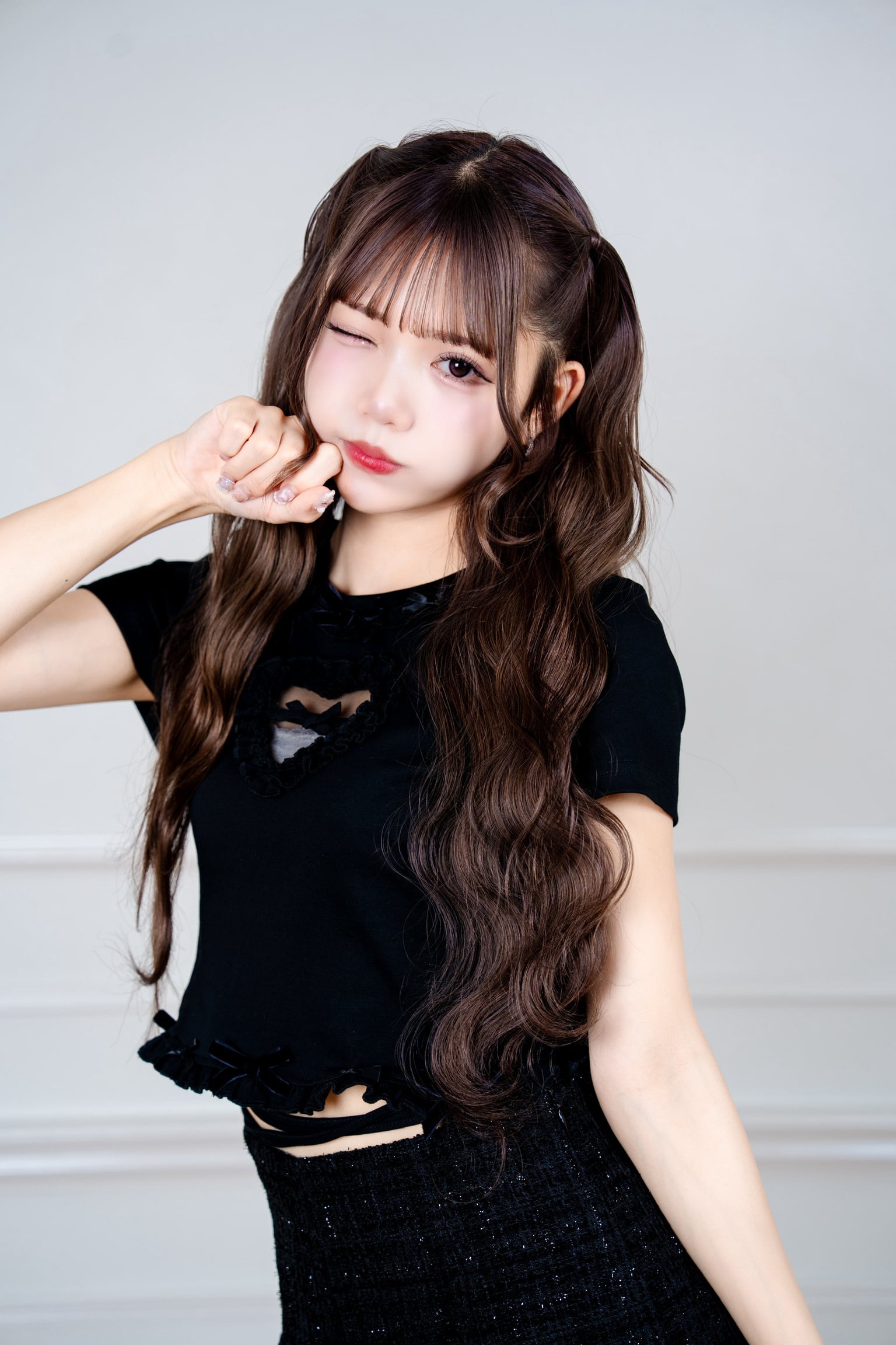 Velvet Ribbon Heart Tops