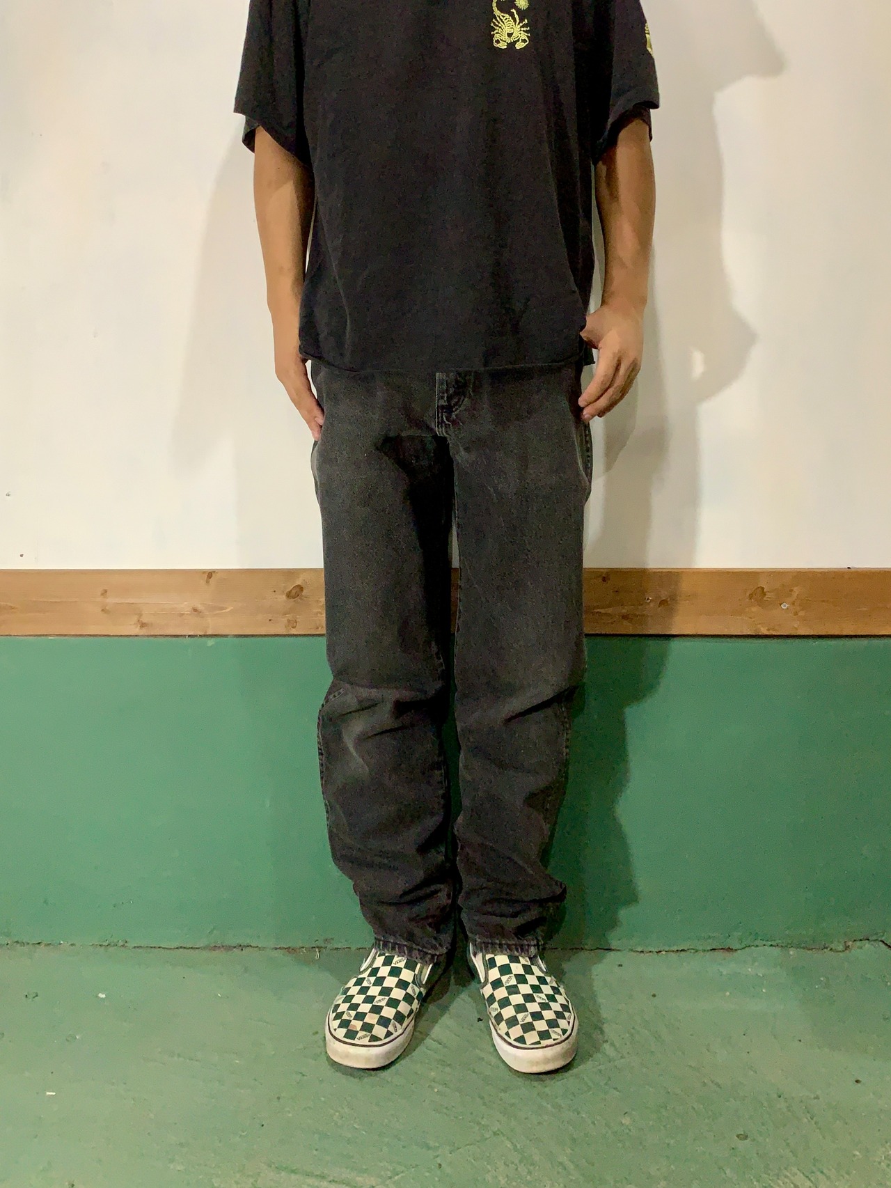 90s Wrangler Denim Pants Made in USA【W28 L30】