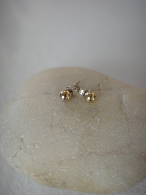 <vintage silver925>petit gold pierce