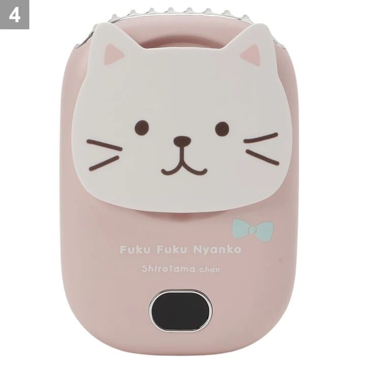 【新品】ふくふくにゃんこ 3WAYハンズフリーファン 扇風機 熱中症予防 3個 FFN3WAYハンズフリーファン | selectspnow