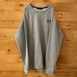 【UNDER ARMOUR】ワンポイント ブランドロゴ トレーナー トップス スウェット XL アメリカ古着