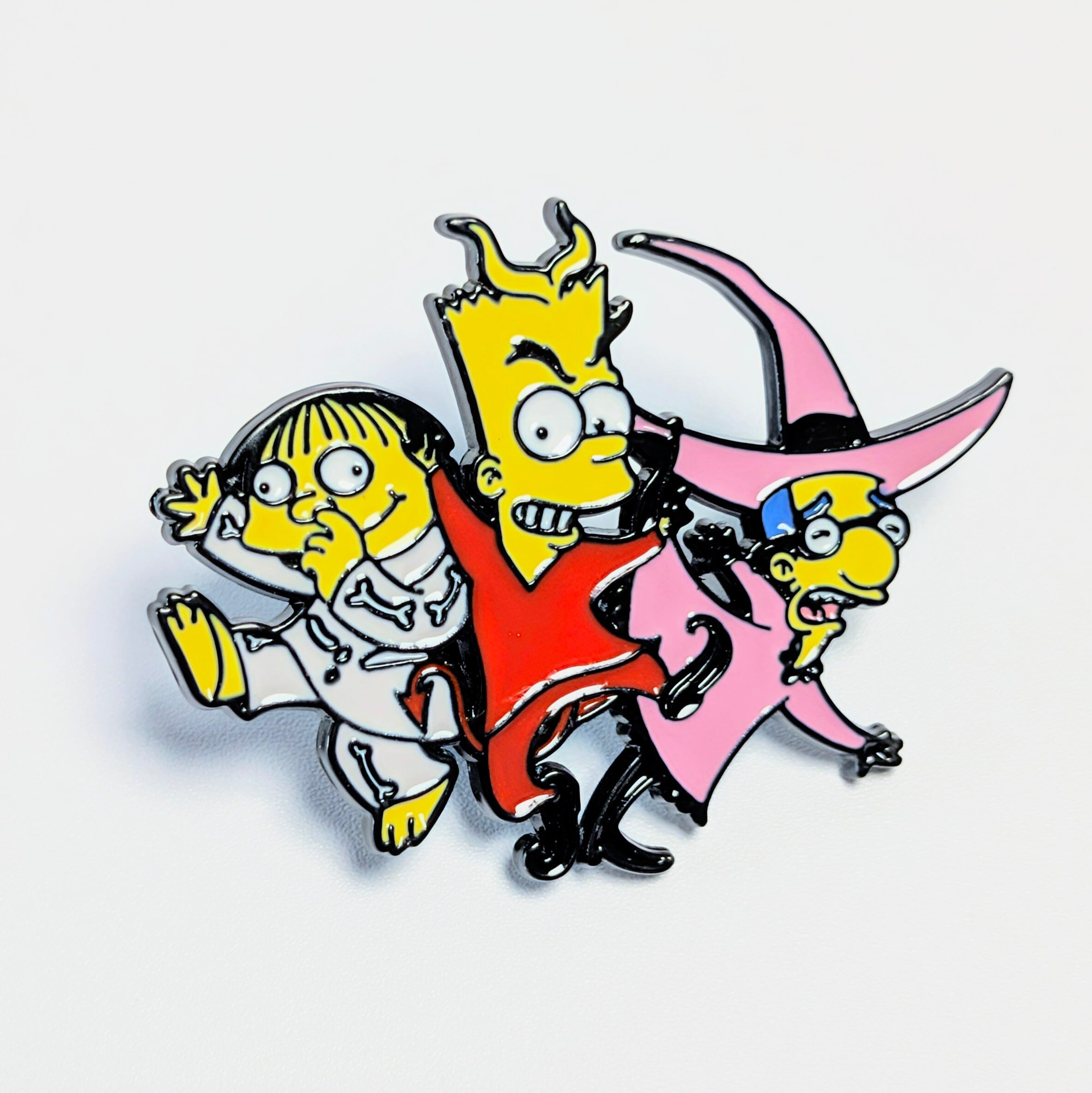 ♧送料無料！ ★ピンズ PINS★ピンバッジ 【 The Simpsons（ ザ シンプソンズ ）×The Nightmare Before Christmas？(笑)】ナイトメアコス ハロウィン 6P SET / ピンズセット / Treehouse of Horror / ツリーハウス・オブ・ホラー〚アメリカン雑貨 アメトイ〛