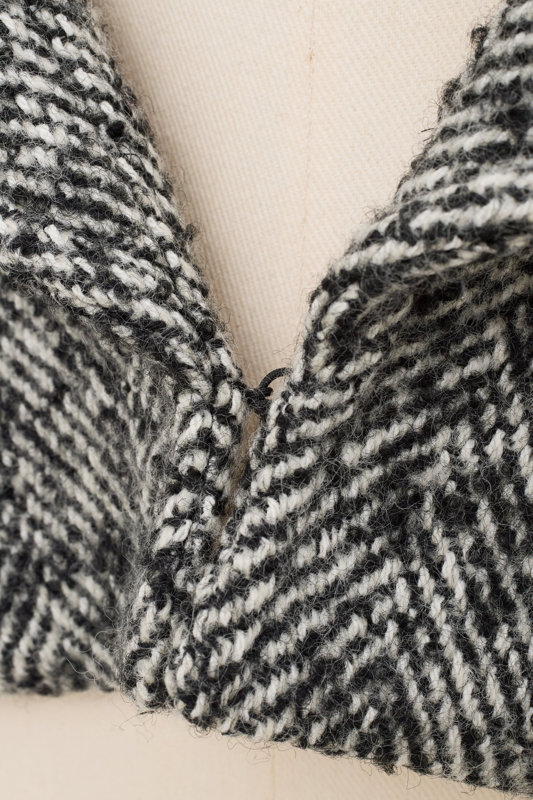 ビックカラーショートコート Josette ネップツイード | Cygne 