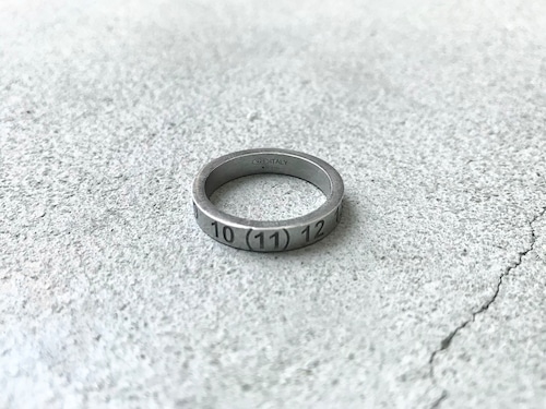 Maison Margiela numbering ring silver 925 MADE IN ITALY