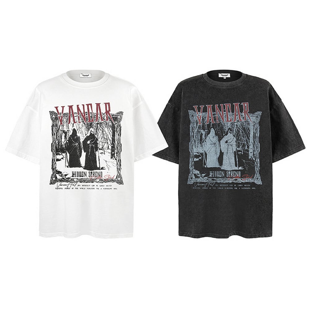 VINTAGE ストリート 宗教儀式プリントTシャツ T2089 | wshot
