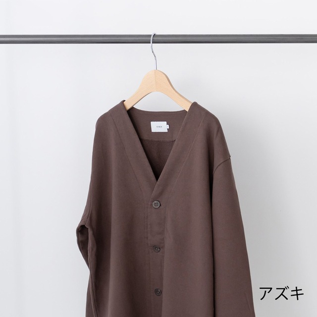 リネン RINEN オーガニック裏毛カーディガン(R17402)全5色