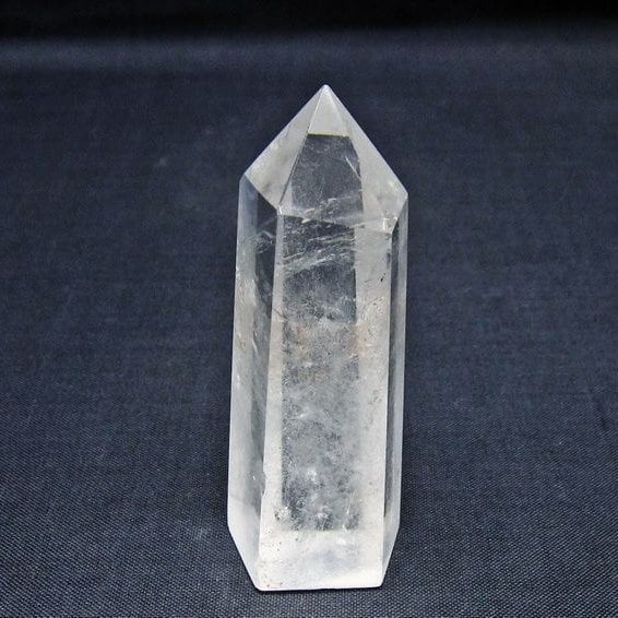 水晶 六角柱 ポイント 置物 一点物 142-11035