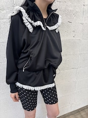 WILD THINGS Sailor collar hoodie