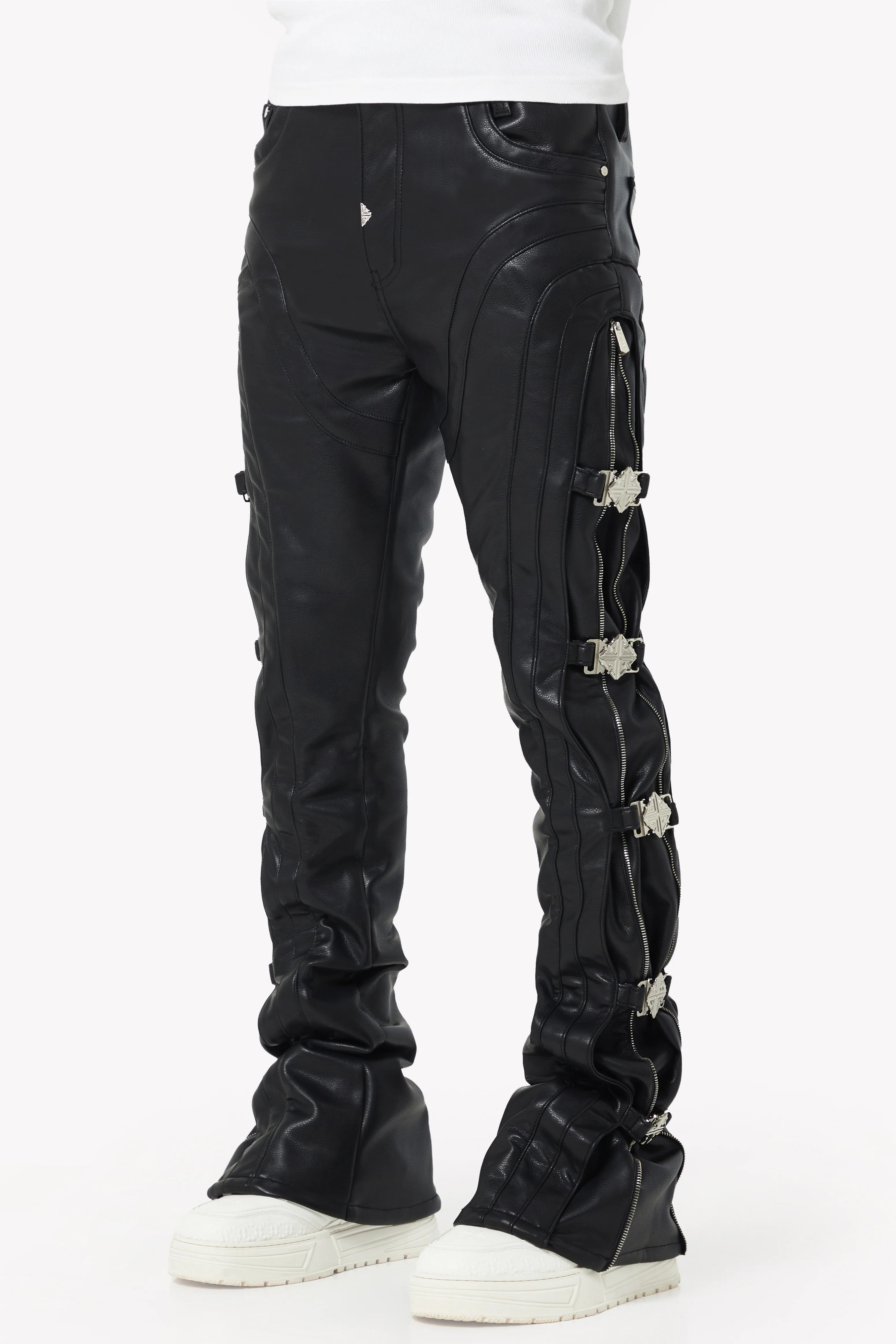 GUAPI / BUCKLE LEATHER PANT | HOLICK