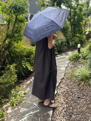 SALE マルチユース　フラワーデニムパラソル