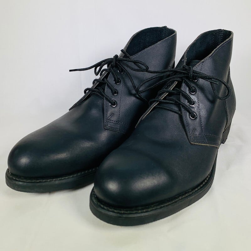 90's U.S.NAVY Chukka Boots チャッカブーツ スチールトゥ ブラック CRADDOCK TERRY社 試着程度  グッドコンディション 米海軍 USN US9.5R 希少 ヴィンテージ BA-1476 RM1895H | agito vintage powered  by