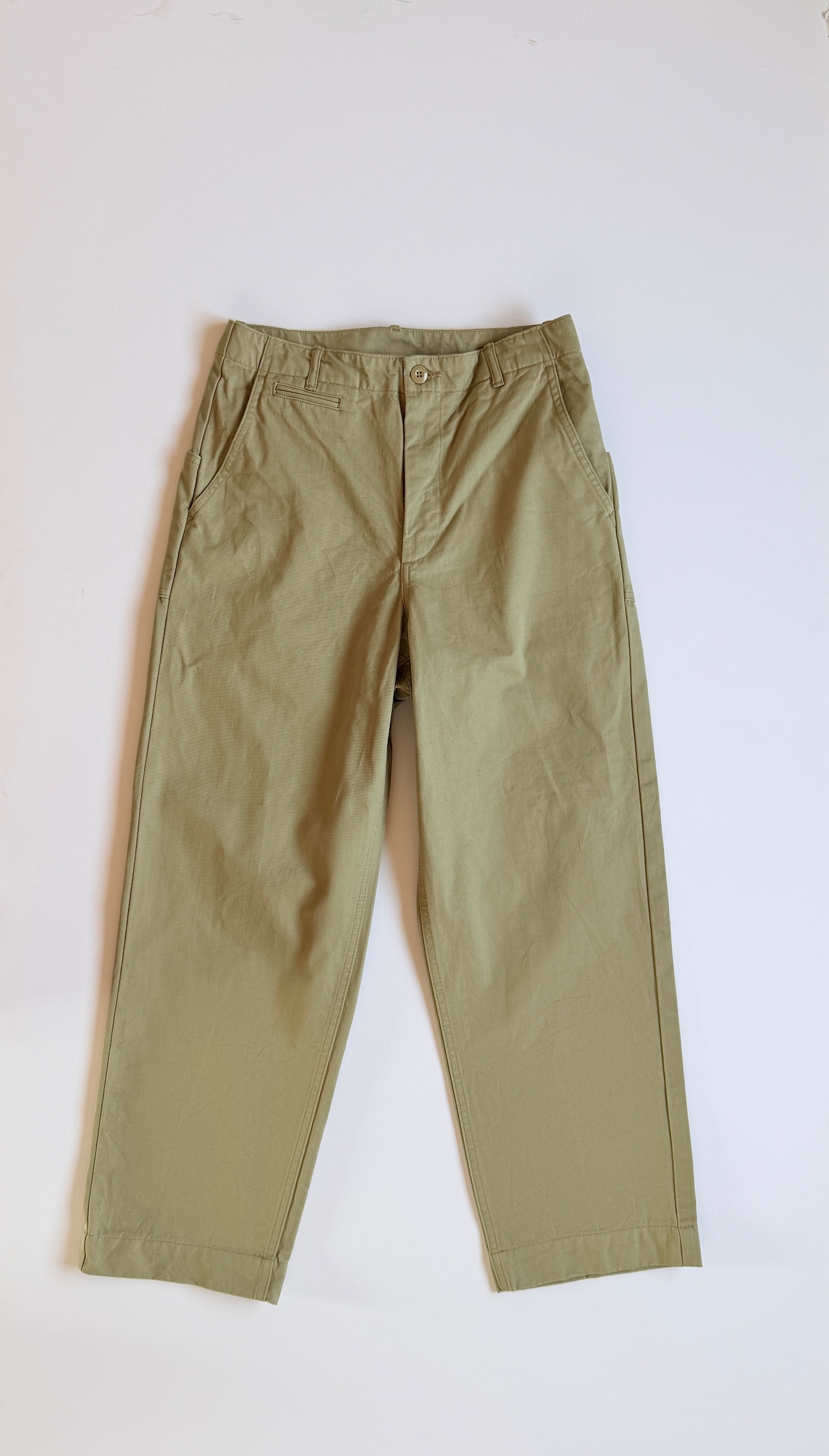 allinone(オールインワン)LAID-BACK trousers ヴィンテージベージュ