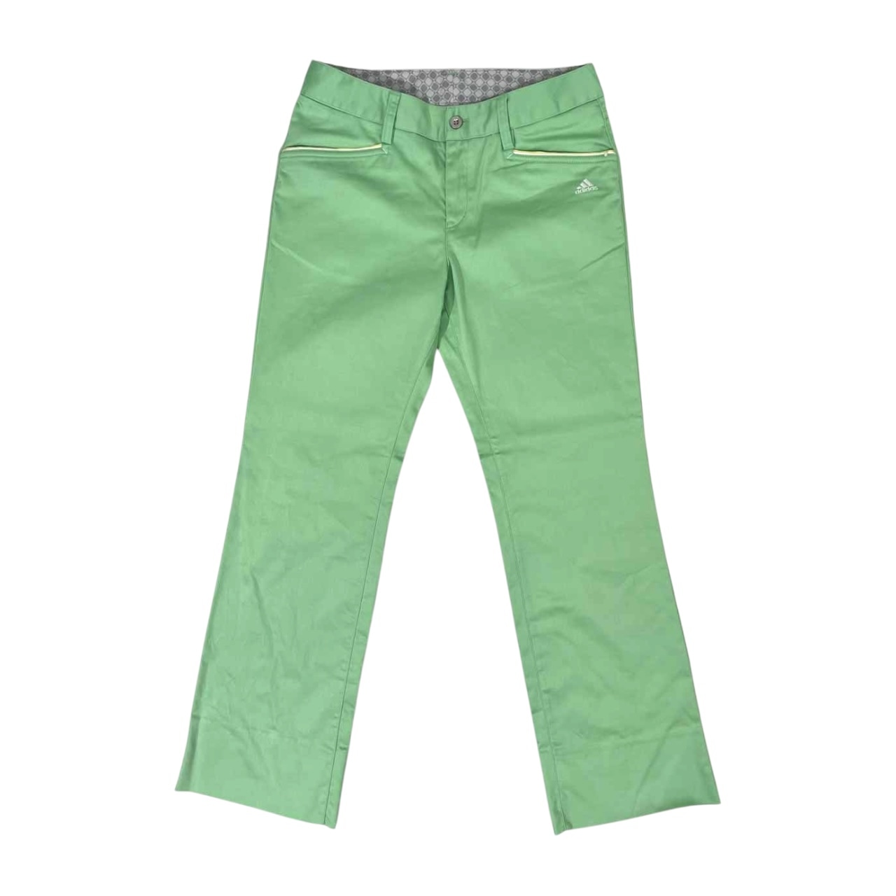 adidas golf アディダスゴルフ ストレッチ パンツ スラックス M /グリーン系/レディース