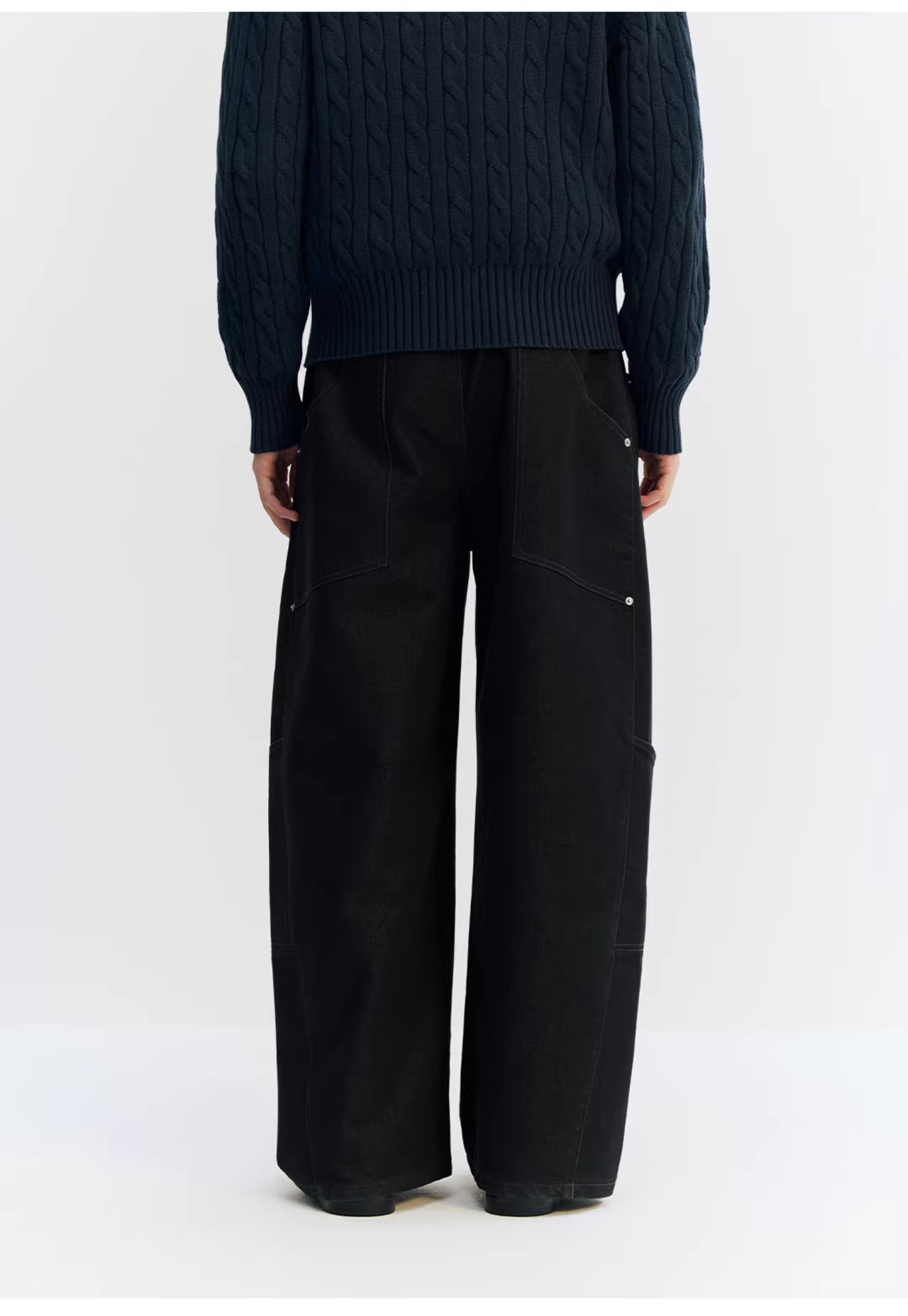 NORYBRAND Heavyweight Curved Denim Pants