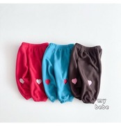 韓国子供服 / 26winter / my bebe / ハートフリースパンツ / キッズ / 冬服 *XS~XL*