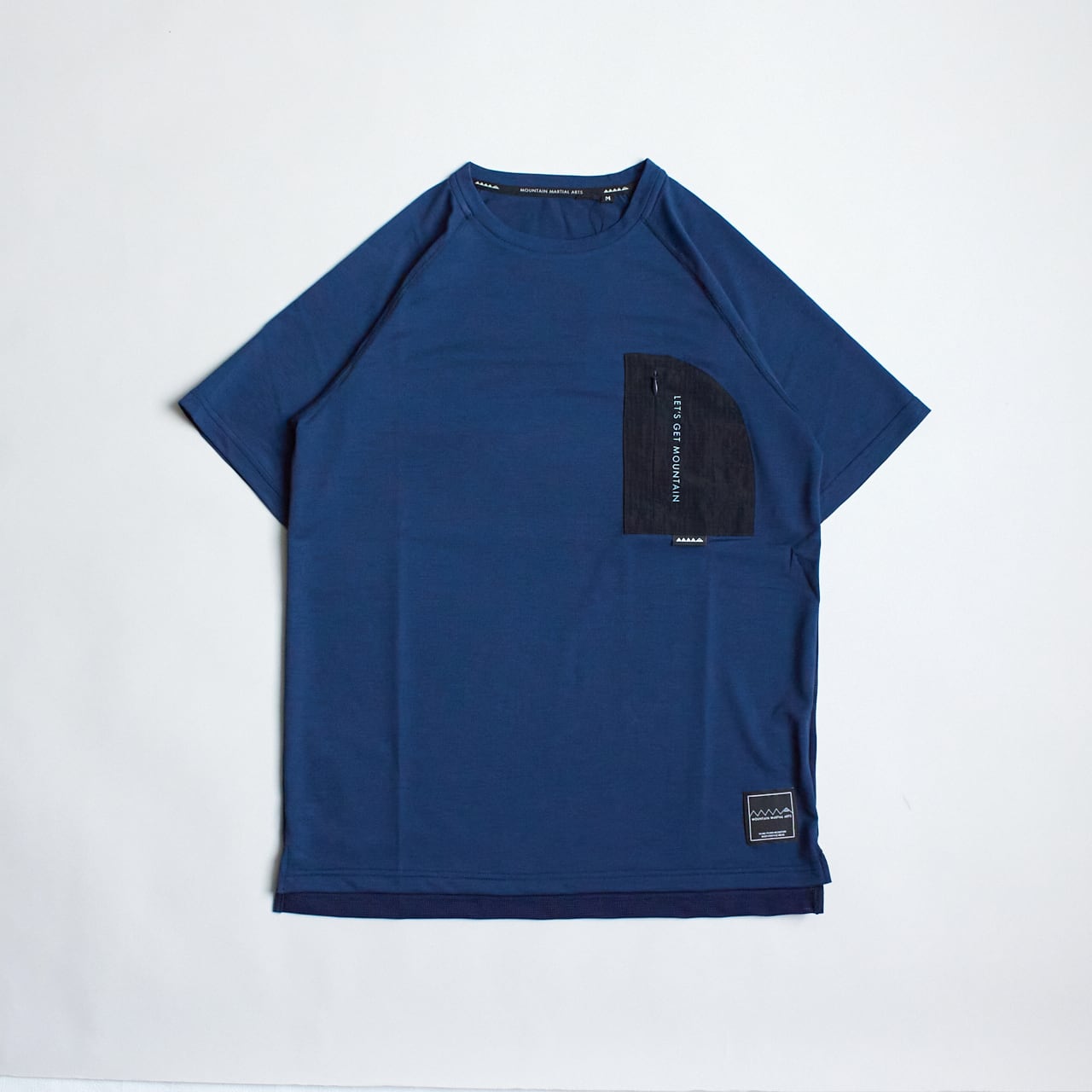 MMA(マウンテンマーシャルアーツ)MMA Hiker’s Back Mesh  -Navy メンズレディースランニングTシャツ