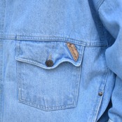 Columbia "TOUGH MOTHER JEANS" wide silhouette denim tracker jacket
