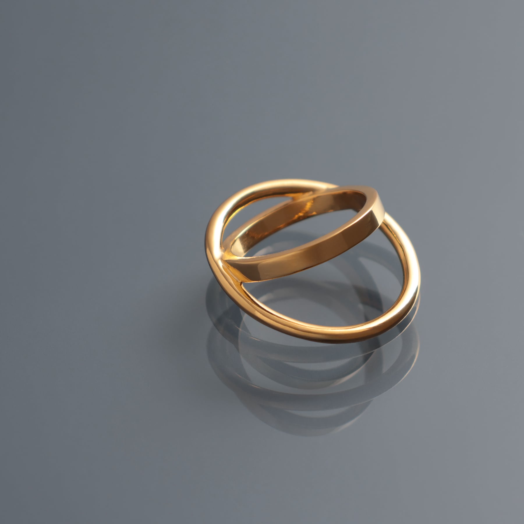 circle & oval overlap ring [luslep4] / Y2401CTR5247 | YArKA official