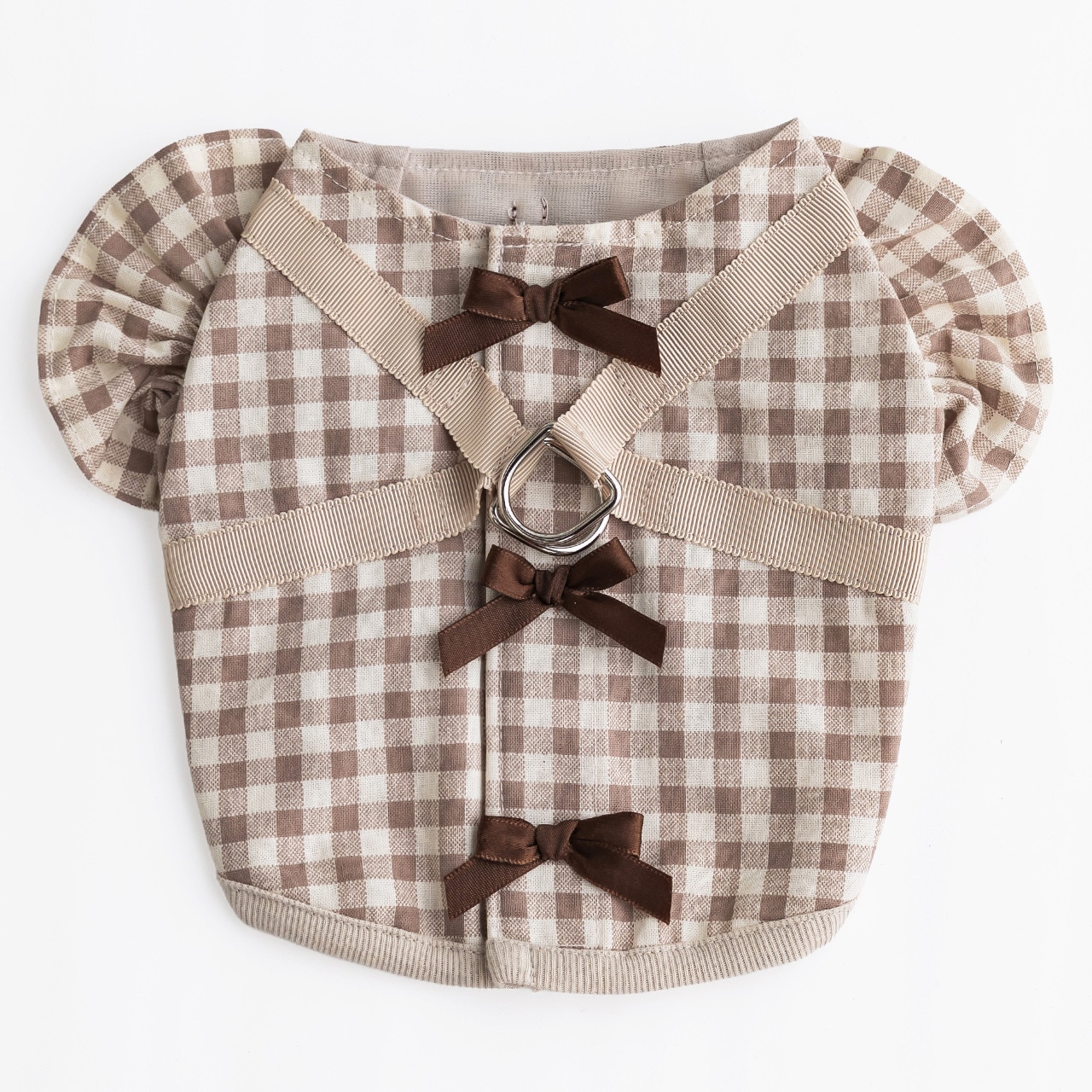 ギンガムチェックリボンハーネス