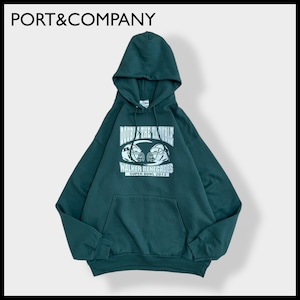 【PORT&COMPANY】アメフト スーパーボウル DOUBLE THE TROUBLE WALKER RENEGADES SUPER BOWL 2013 ロゴ パーカー プリント スウェット フーディー hoodie プルオーバー L us古着