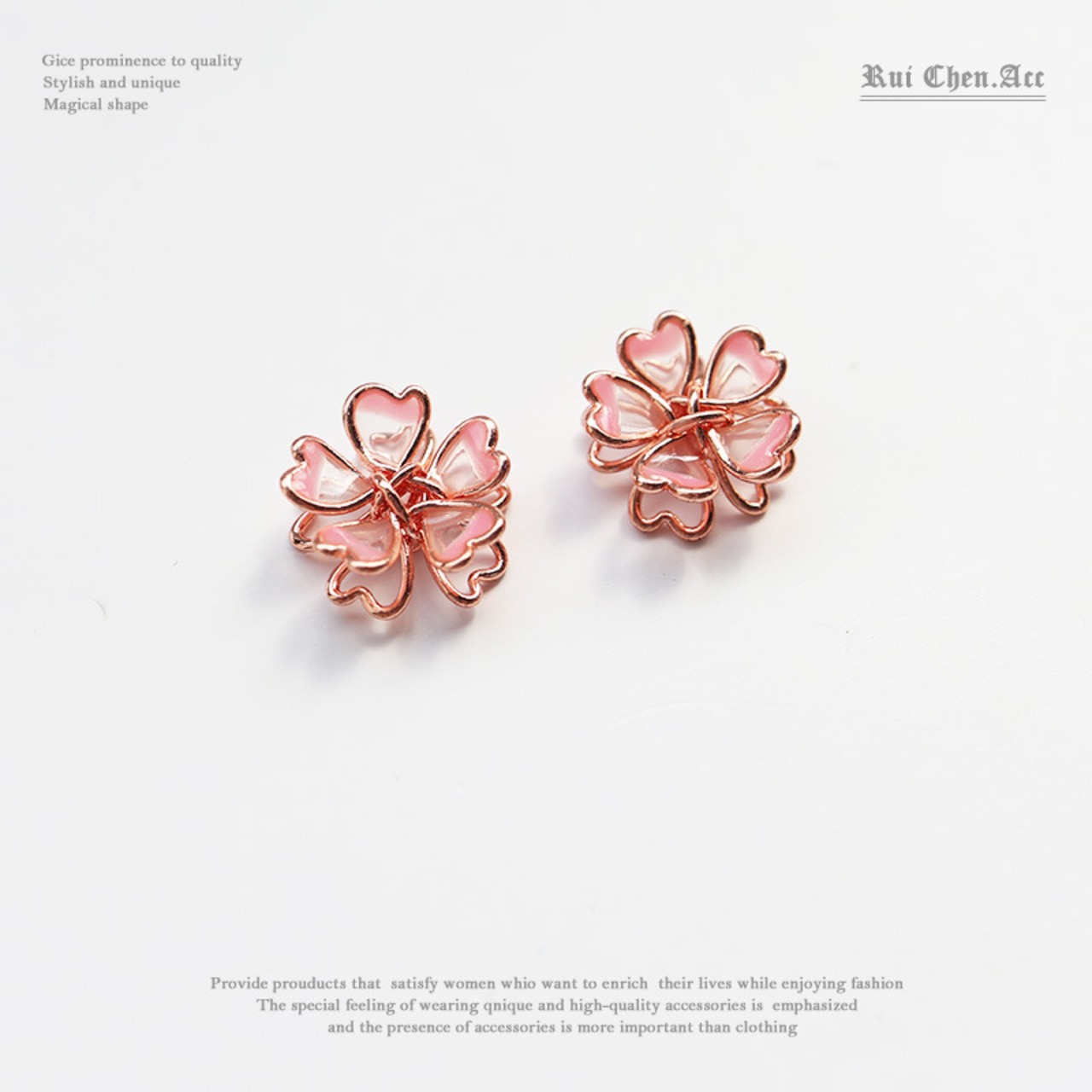 【新入荷】桜イヤリング＆ネックレスセット　桜の花　ワイヤフラワー　ビーズ　チョーカー　イヤリング　　
